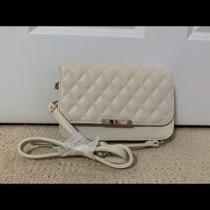 White Cross Body Purse